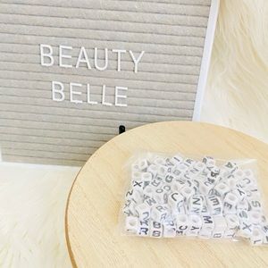 Letter beads lot jewelry making supplies